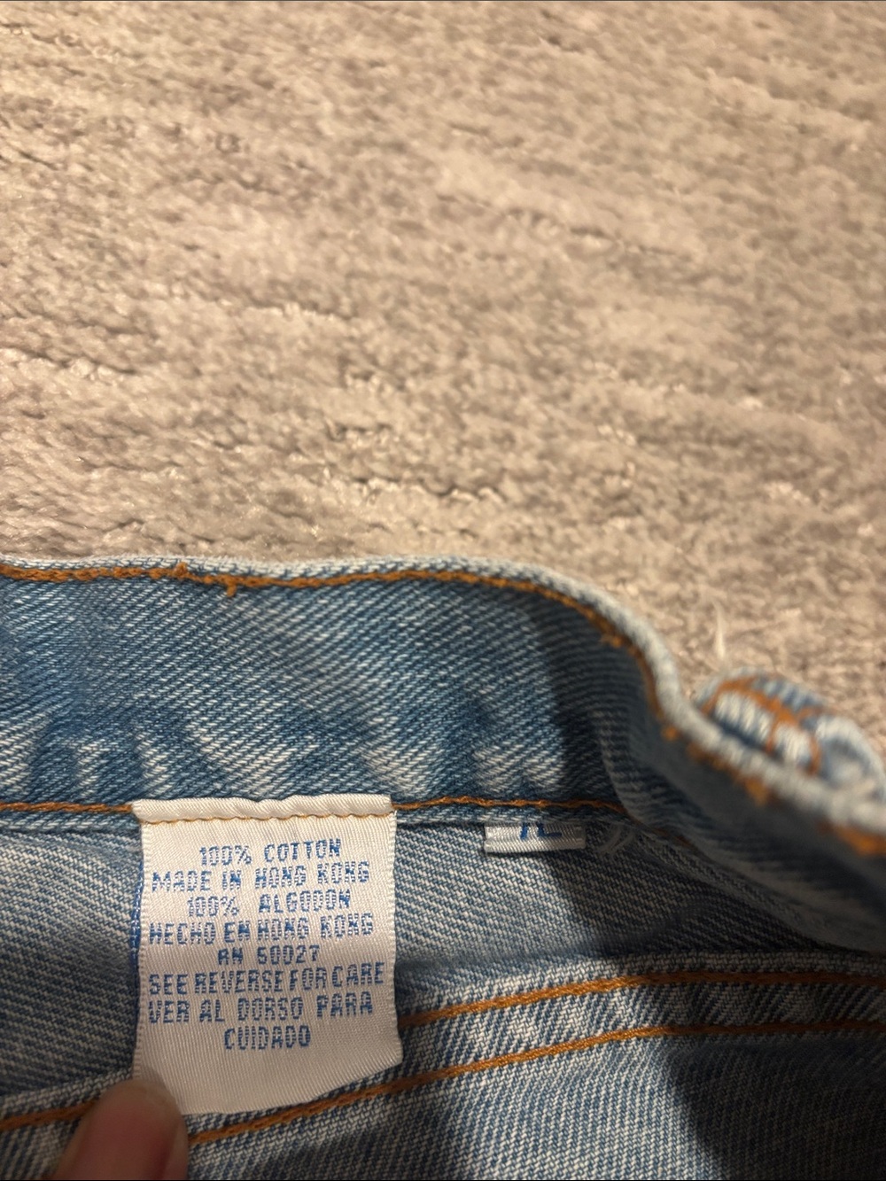 Rio vintage High-Waist Women's Jeans - Light Blue size 7 - Picture 4 of 6